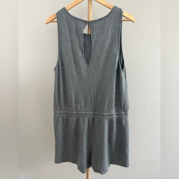 Splendid Eco Fleece Short Romper – Dusty Green, Size XL - Picture 3 of 7